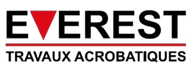 Image d'un logo d'une marque de sport (Everest travaux acrobatiques).